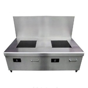 Bếp hầm từ đôi công nghiệp mặt phẳng