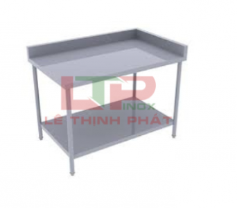 BÀN INOX 2 TẦNG, CÓ GÁY GÓC