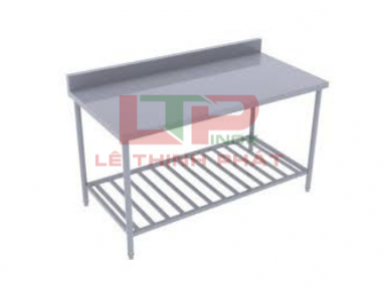 BÀN INOX  CÓ KỆ SONG DƯỚI