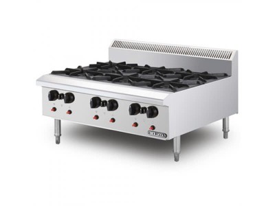 Bếp âu 6 họng dùng gas Berjaya OB6-17