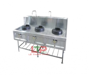 BẾP Á 3 HỌNG KIỀNG BÁNH Ú CÓ KỆ DƯỚI