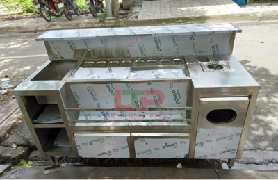 QUẦY PHA CHẾ INOX 2M